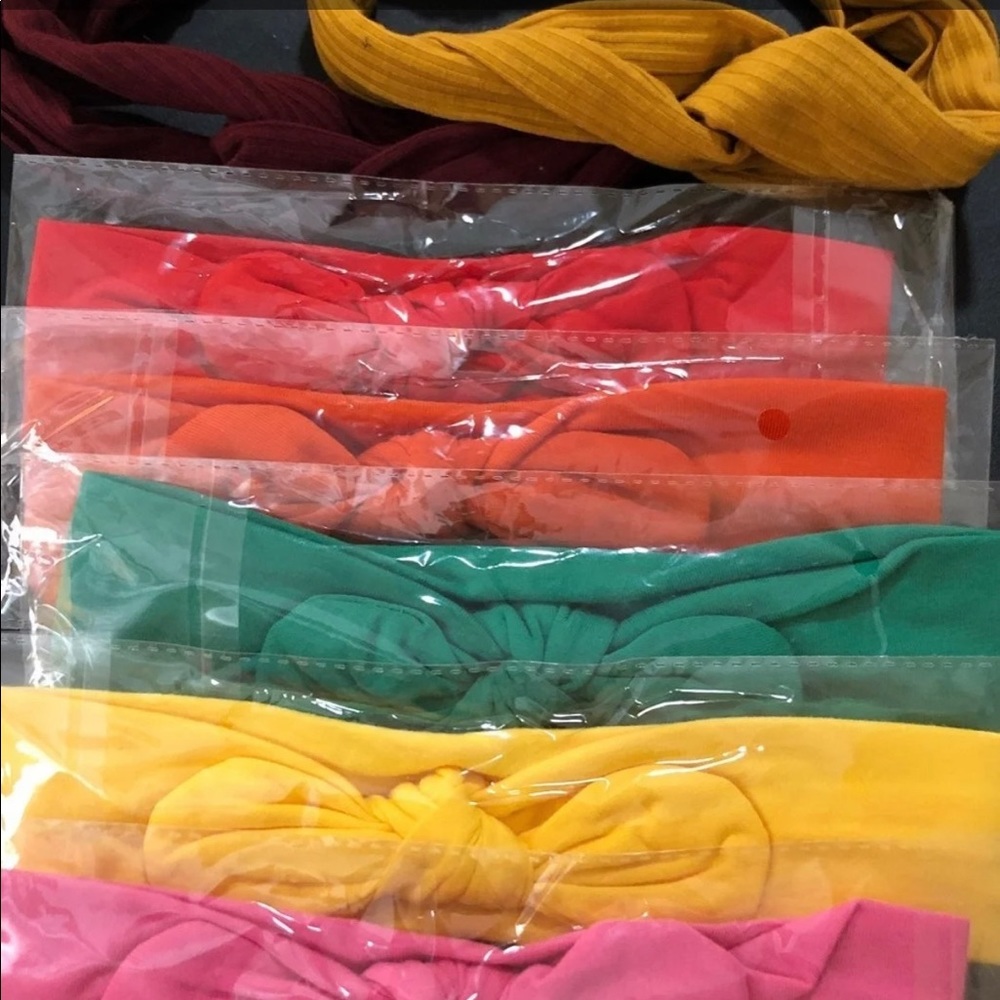 Stretchy Topknot Hairbands/Headbands Lot